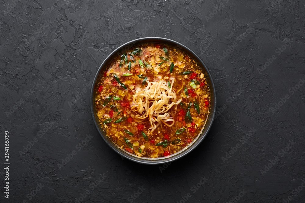 Indo-Chinese Manchow with Noodles