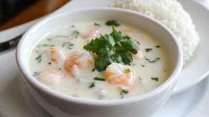 Thai Coconut Soup (Tom Kha)